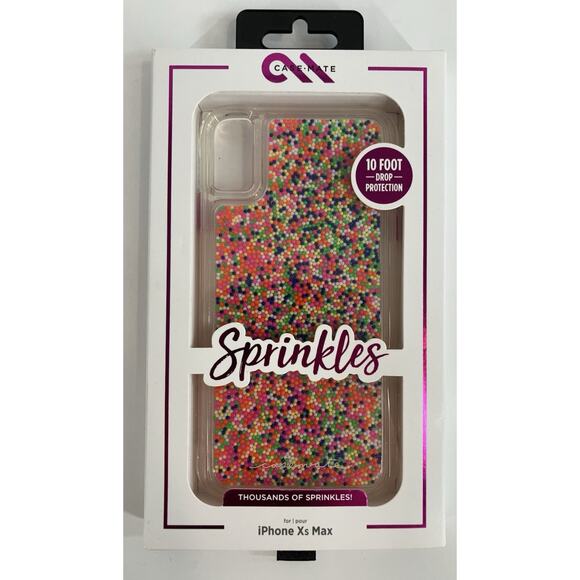 Case Mate iPhone Xs Max Sprinkles Phone Case - Picture 1 of 5